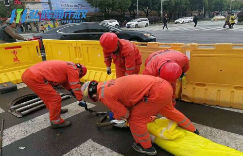 丹阳市管道修复现场